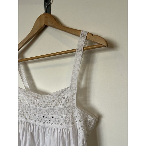 J Crew White Cotton Poplin Athena Boho Maxi Dress Size Small - Picture 5 of 14